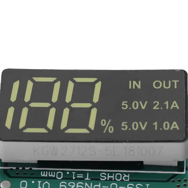 Горячая AMS-5V Boost High Pass Qc3.0 Быстрая зарядка пресс-доска с цифровым дисплеем питания Мобильная плата питания