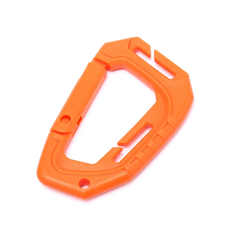 

1pc Carabiner D Locking Rings Plastic Clip Snap Type Ring Buckle Keychain Bag Buckles Outdoor Climbing Tools 5.8*9cm