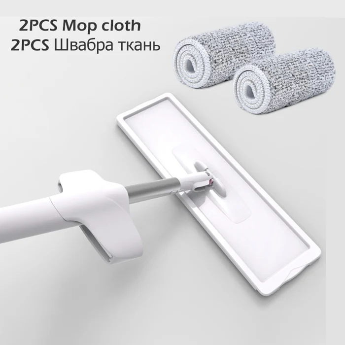 

NEW 2 in 1 Spray Mop Free Hand Washing Flat Mop Lazy 360 Rotating Magic Mop With Squeezing Floor Cleaner Household Cleaning Tool
