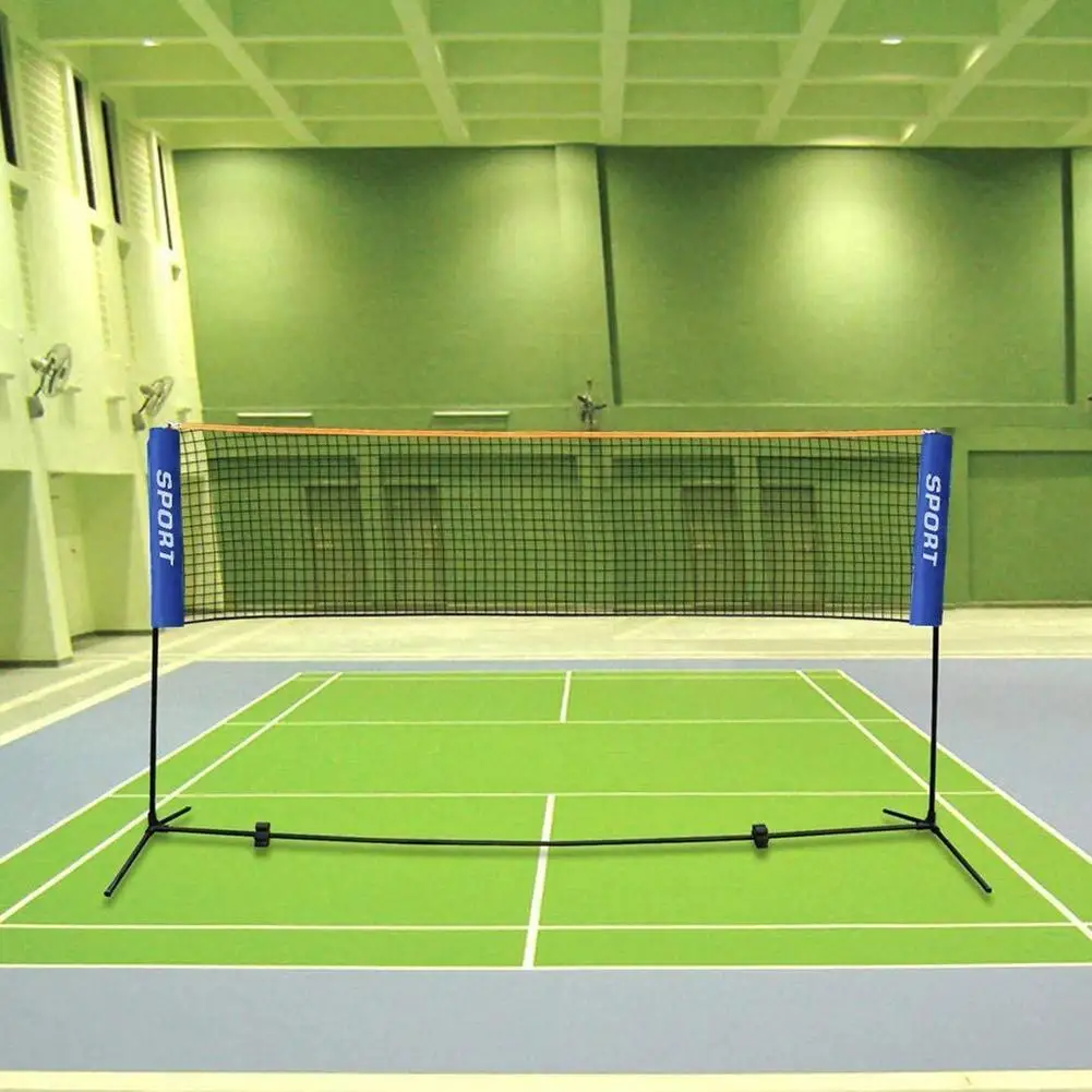

Portable Folding Netball Net Professional Tennis Training Tennis Net Volleyball Mesh Net Outdoor Net Exercise Badminton Net E0S0