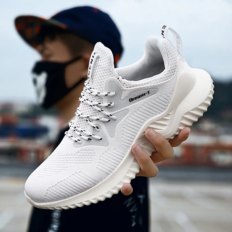 

Sneakers Men Casual Shoes Men's Light Weight Footwear Flying Woven Shoes Man Leisure Shoes Male Trainers Tenis Masculino Adulto