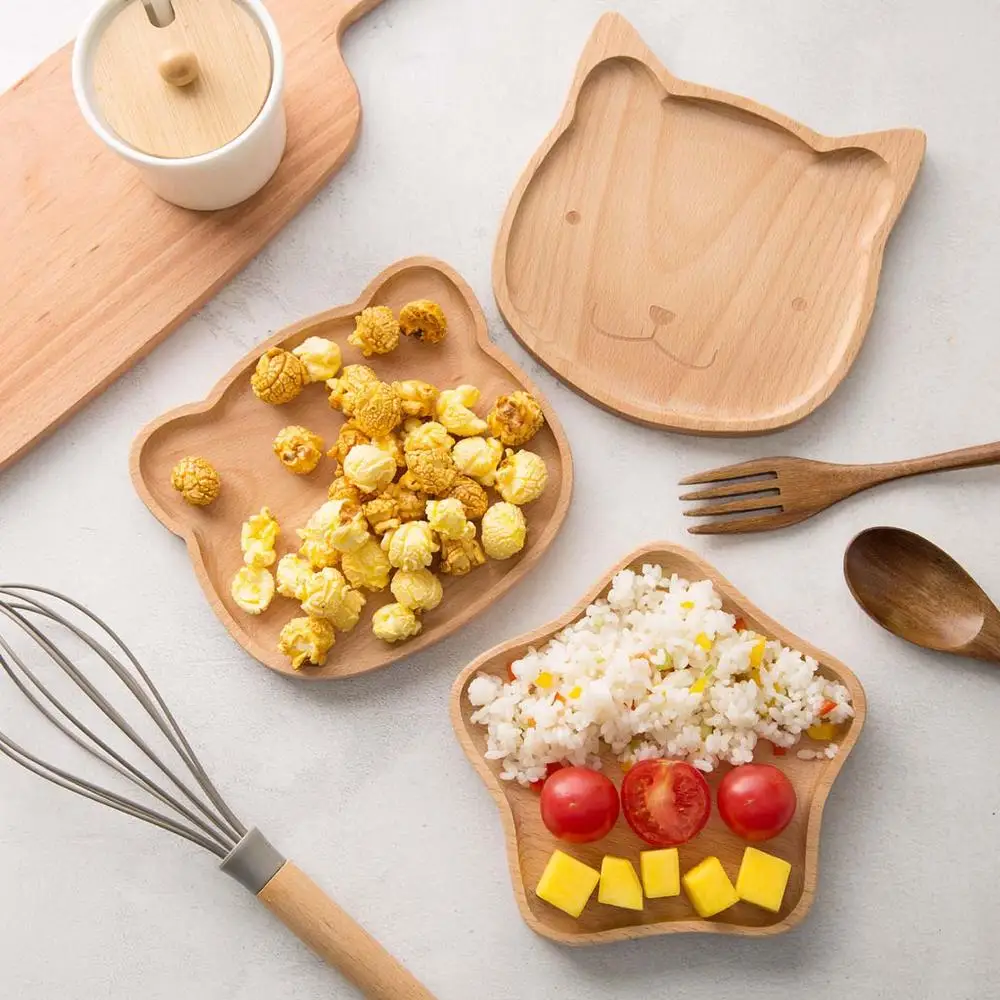 OTHERHOUSE милые деревянные тарелки десерты торты столовая посуда столовые блюдца