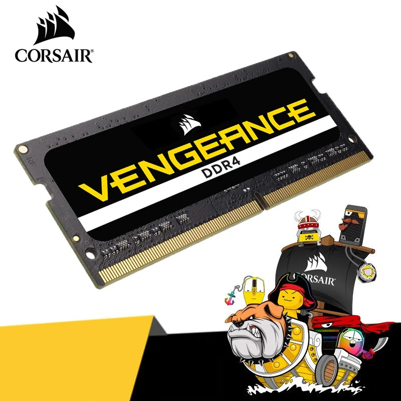 

CORSAIR Vengeance RAM SO-DIMM DDR4 8GB 2666MHz Notebook Memory 260pin 1.2V CL16 DDR4 8G 16G 32GB Memory Kit for laptop