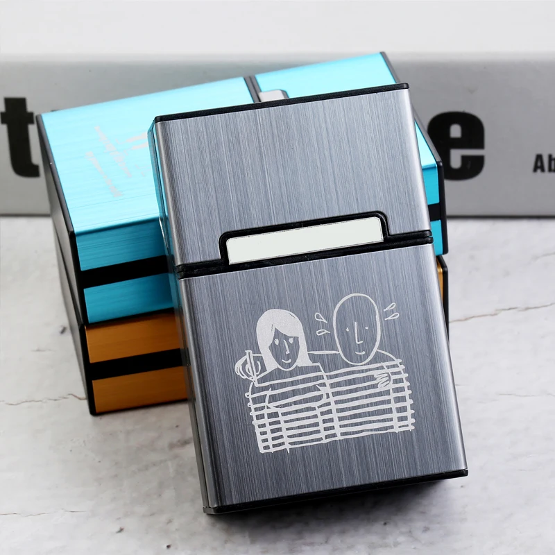 20 палочек чехол для сигарет коробка пары дизайн пластиковый магнит курения