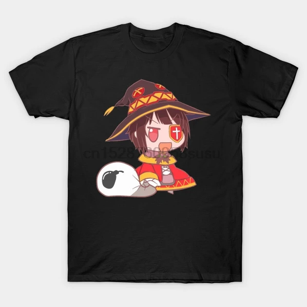Мужская футболка Padoru Megumin Konosuba с принтом Футболки | одежда