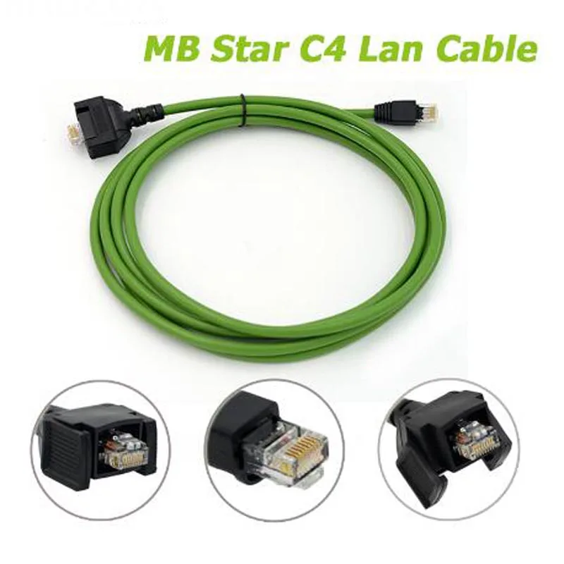 Новый кабель C4 Lan для Benz MB Star SD соединительный компактный 4 Mercedes Диагностический