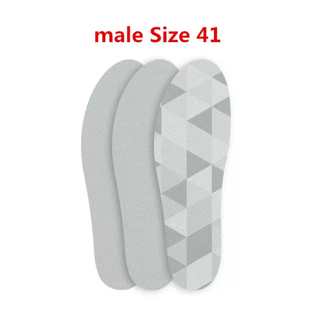 male size 41 Xiaomi Youpin 3 пары пробковые легкие стельки легкие удобные впитывающие Пот Спортивные кроссовки стельки для мужчин и женщин - Цвет: male size 41