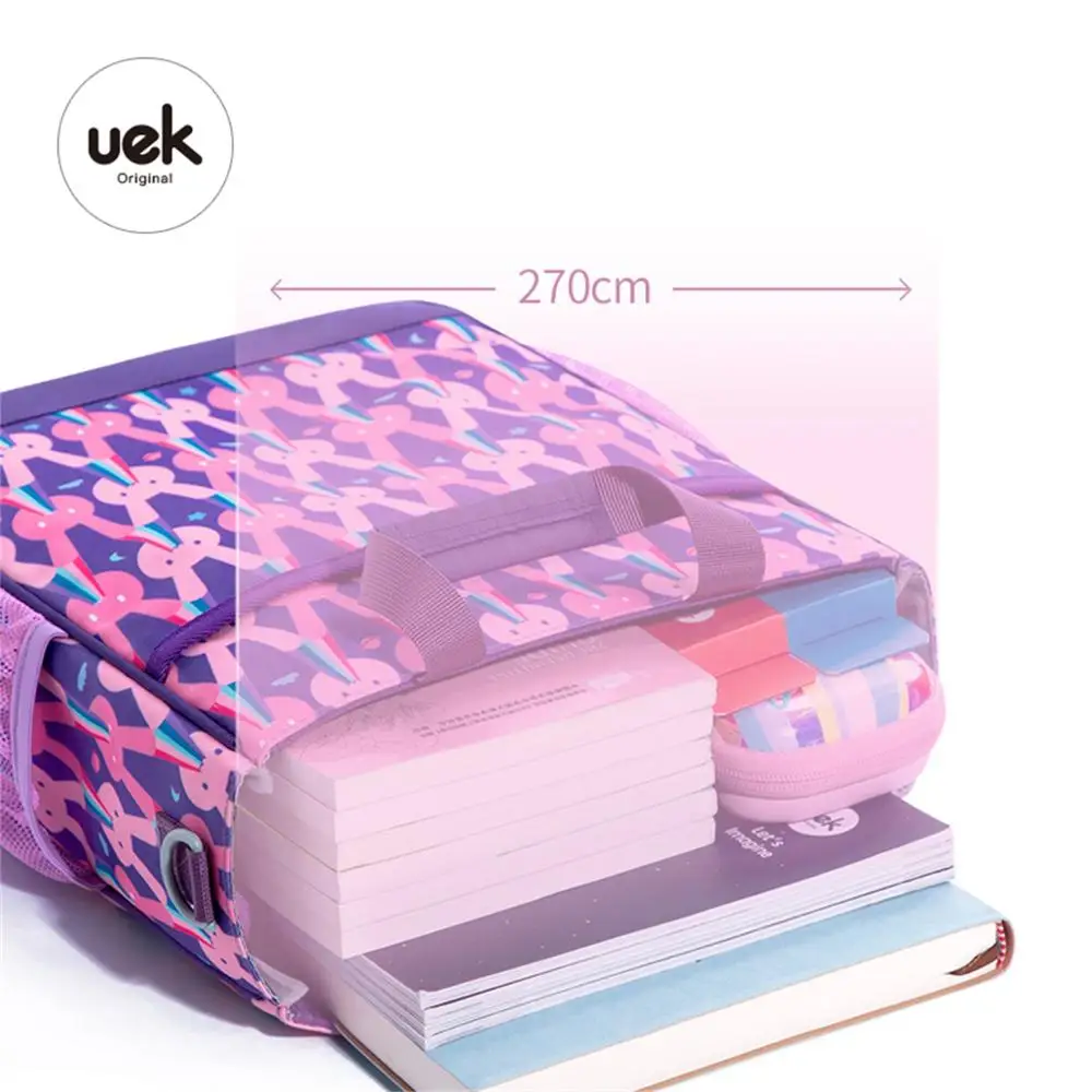 Uek студенческий рюкзак школьный для девочек-подростков книга ноутбука легкий