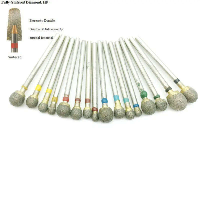 High Quality HP Dental Diamond Fully Sintered Drill Bits Durable Grind or Polish Smoothly Especial for Metal 2.35mm