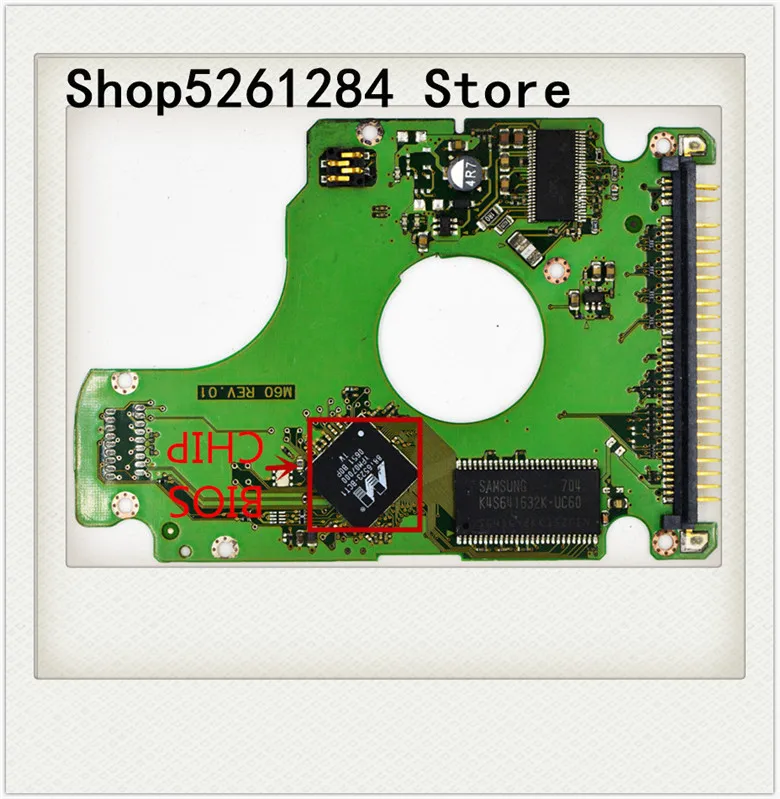 

SA HM120JC / CNG 120G 2.5 inch IDE parallel port notebook hard drive circuit board : BF41-00100A M60 REV.01