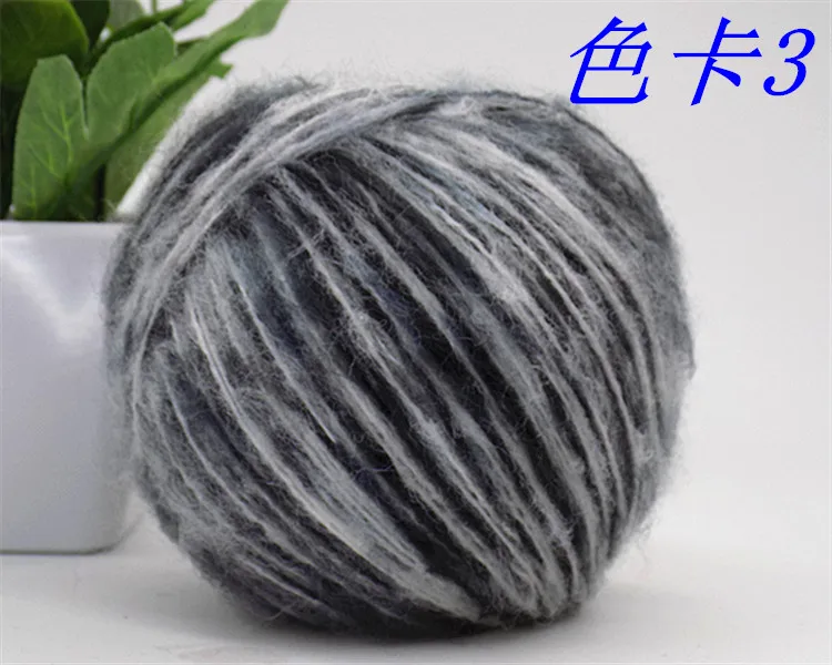 5 шт. * 50 г высококачественный мохеровый цвет ручное вязание градиент для вязания