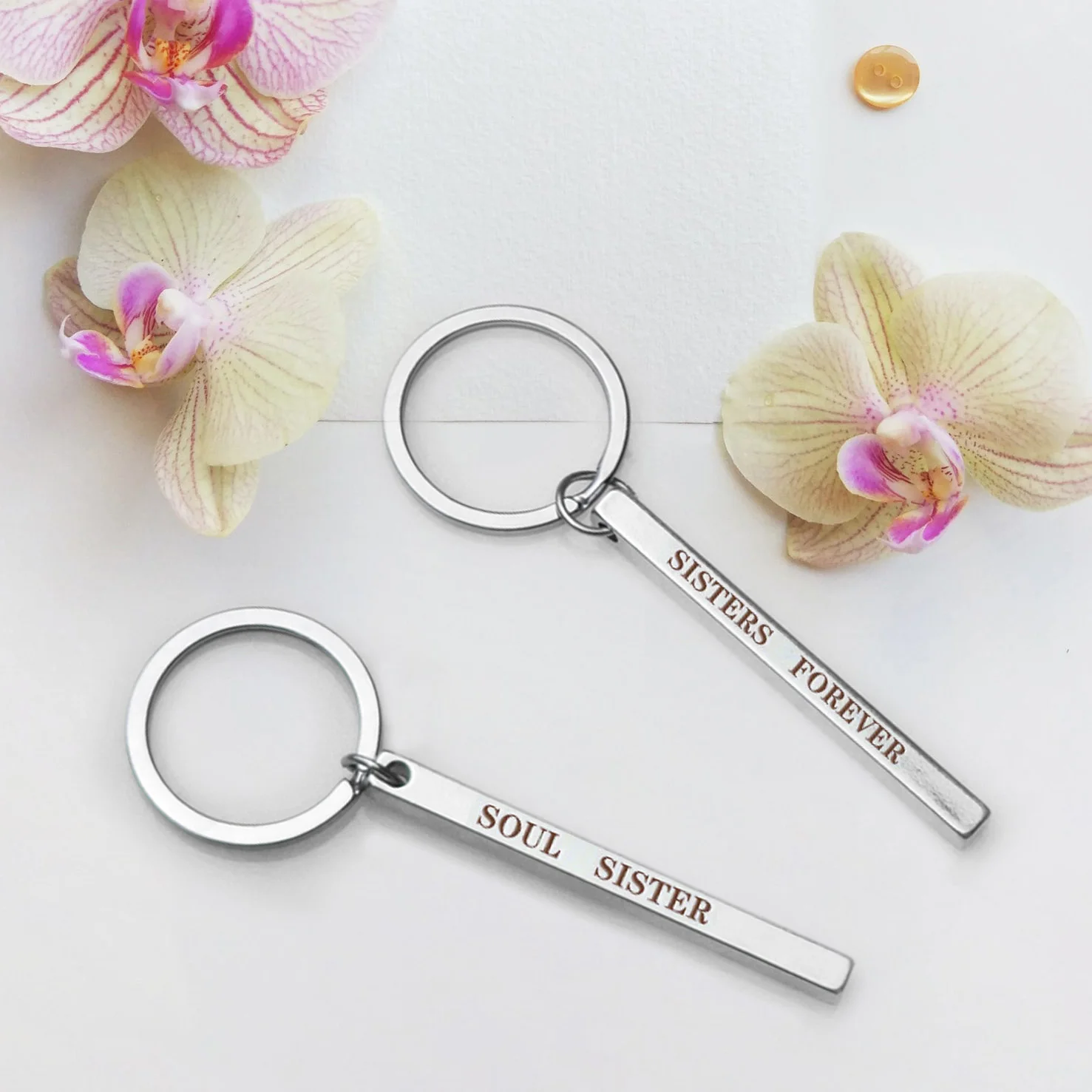 Цепочка для ключей с надписью MY SOUL|Брелоки| |