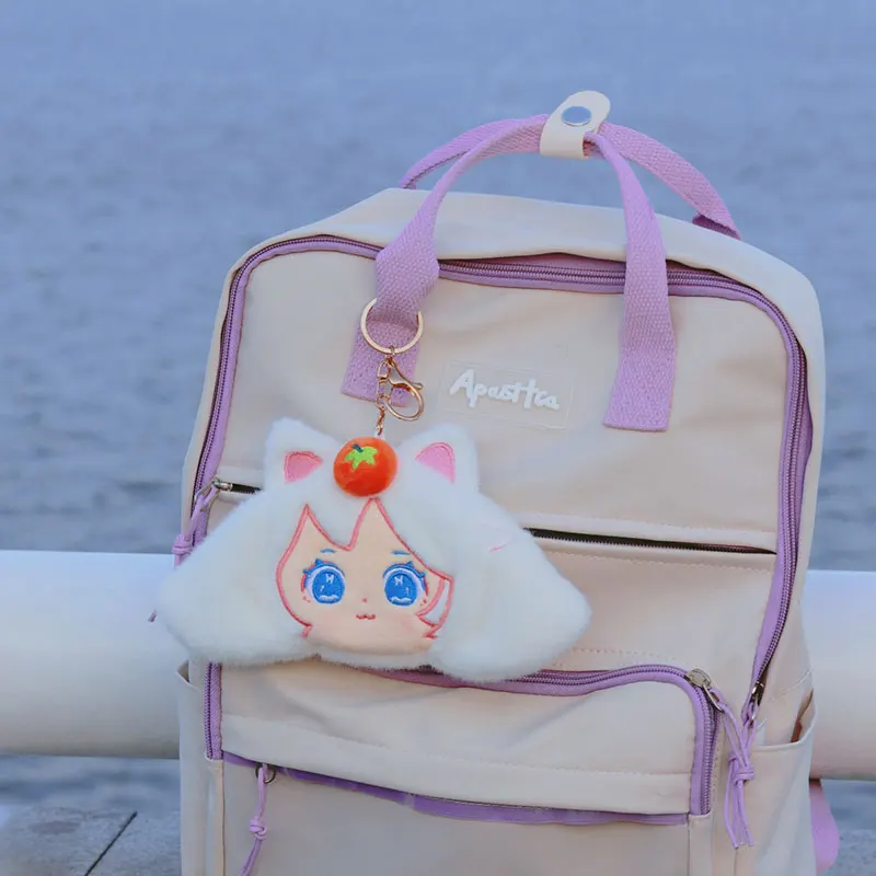 Брелок с рисунком аниме Game Sky: детский украшенный искусственным устричным грибом