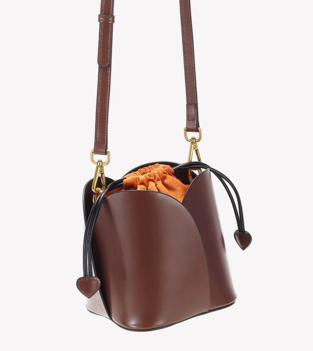 

Маленькие сумки-ведра для женщин, кожаная сумка высокого качества, роскошный Повседневный клатч с верхней ручкой, сумка через плечо 2022