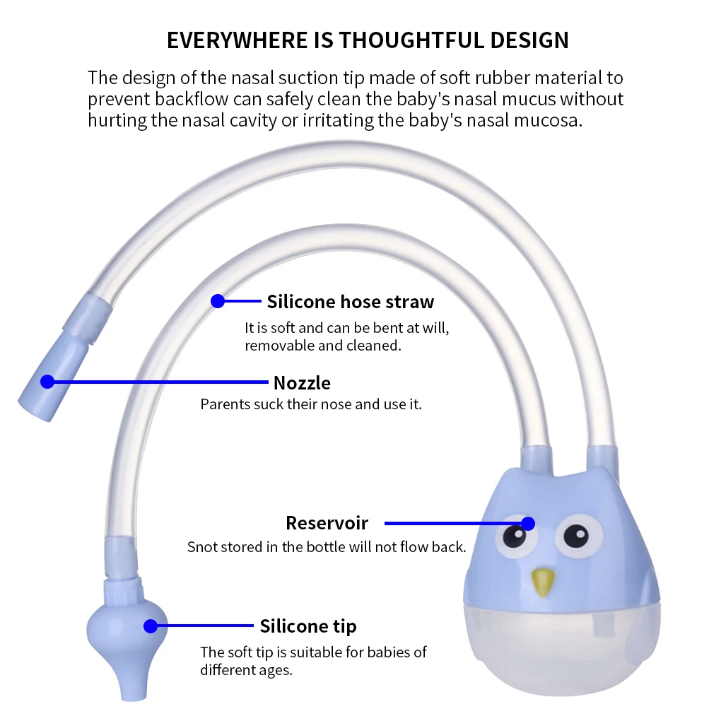Горячая Распродажа 1 предмет носа бэби всасывающее аспиратор для прочистки у