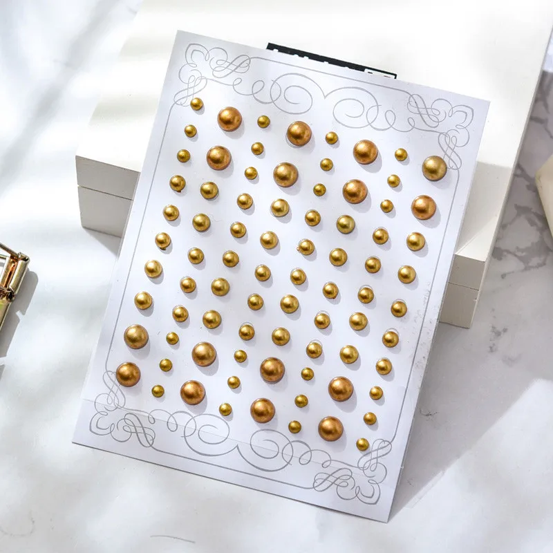 Scrapbook Imitation Pearls Stickers Acrylic Self Adhesive Accessories Personalized Diamond Laptop Skins Photo Frame Decoration | Дом и сад