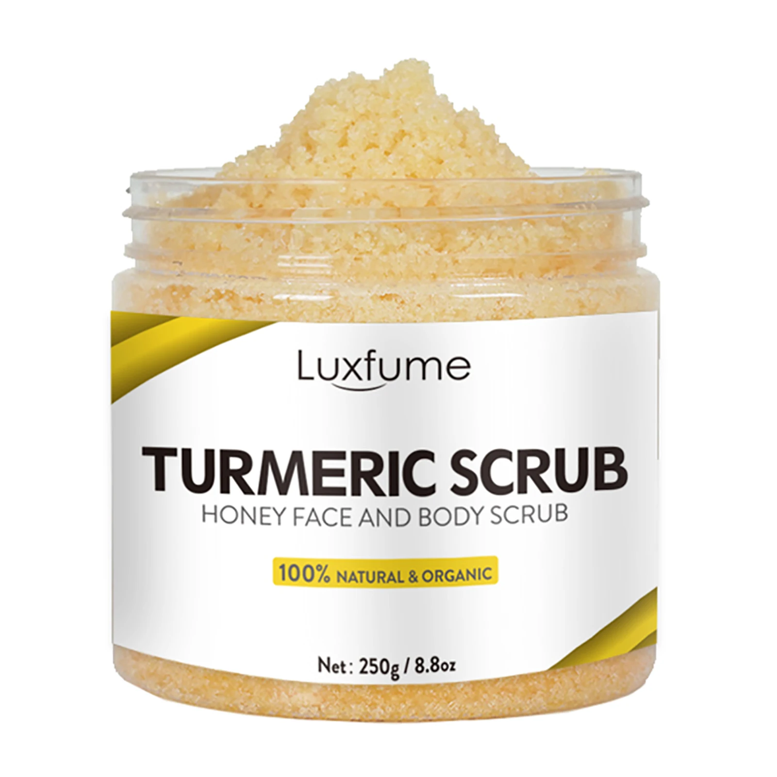 Face& Body Scrub Turmeric Honey All Natural Skin Brightening Scrub Lightening Whitening Moisturizing Dead Skin Smooth Skin Scrub