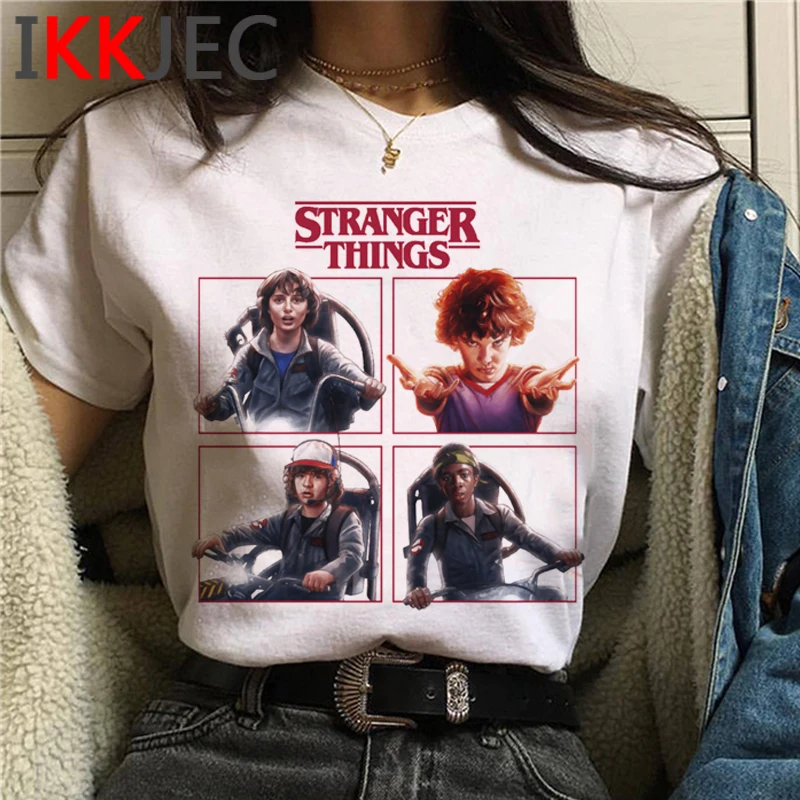 Очень странные дела Футболка женская вверх ногами одиннадцать футболок