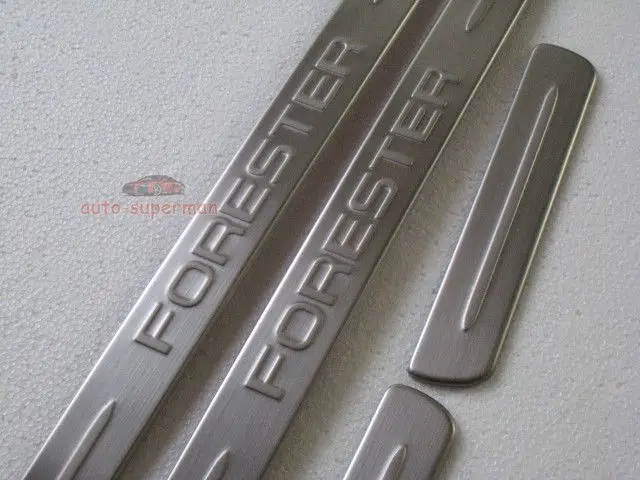 Накладка на порог из нержавеющей стали для subaru Forester 2009 2010 2011 2012