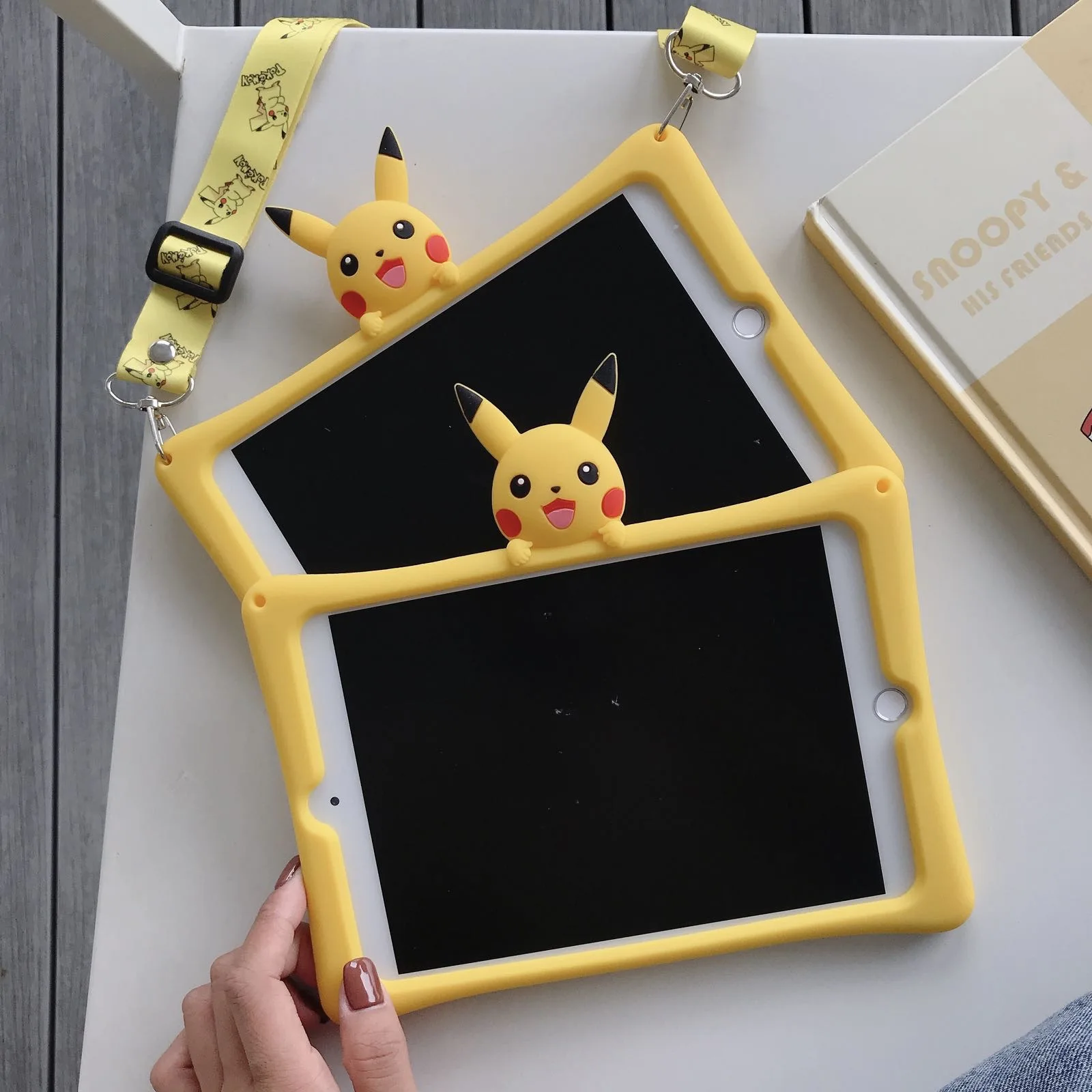 Leuke Пикачу детский чехол для IPad 9,7 Pro 9,7 11 Air 2 IPad 2/3/4 5 6 IPad Mini 1 2 3 4 5 мягкая силиконовая подставка чехол Funda