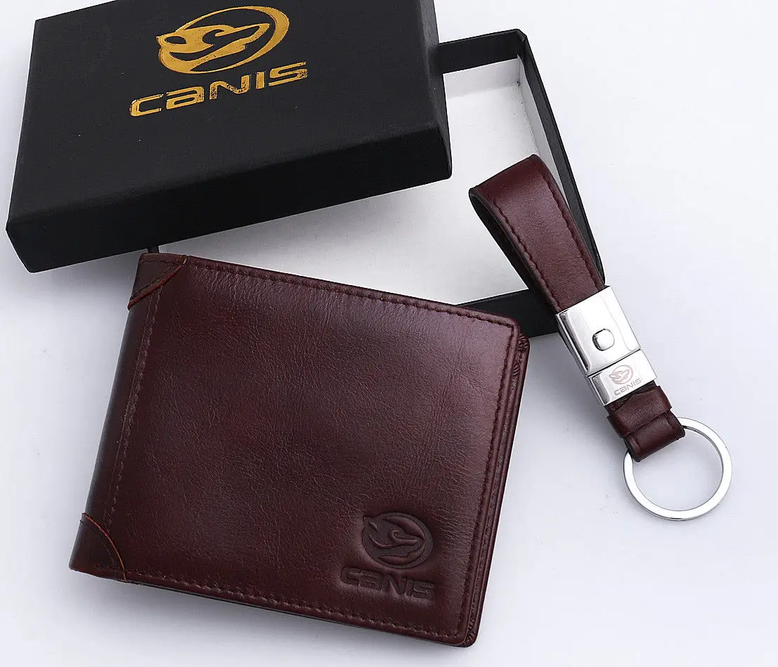 Мужской кожаный сверхвместительный короткий кошелек повседневный тонкий