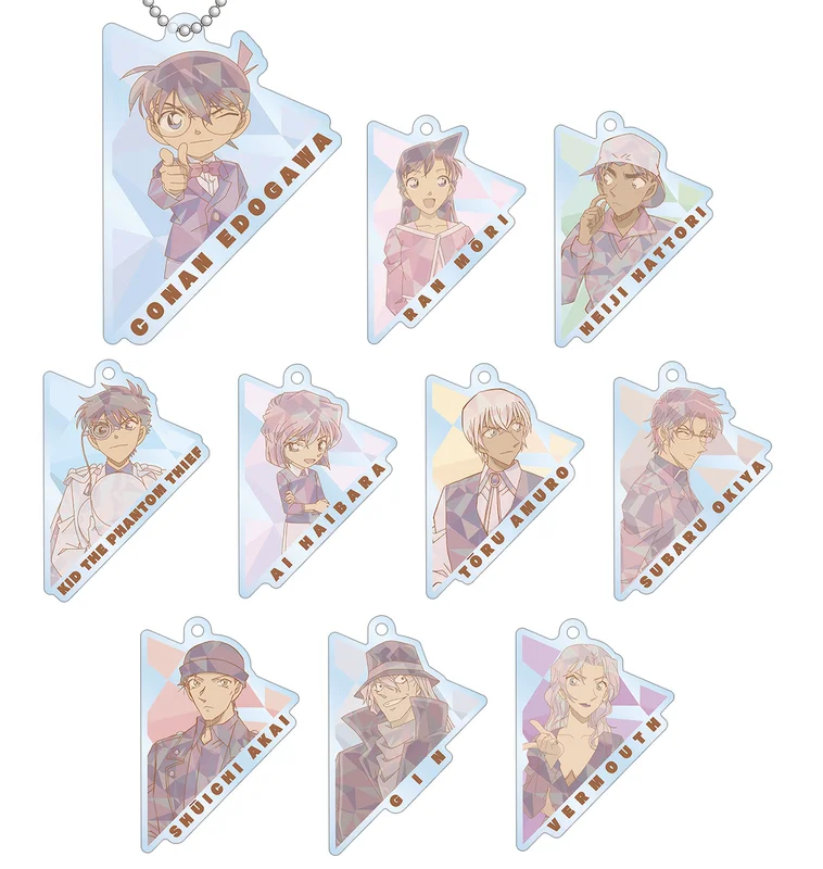 Аниме Детектив Конан Фуруя Рей моури ран Акай шуичи подвеска брелок акриловый