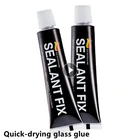 Быстросохнущий клей, профессиональный супер-клей, сильный клей для стекла, уплотнительный клей, герметик, домашний клей для стекла без запаха