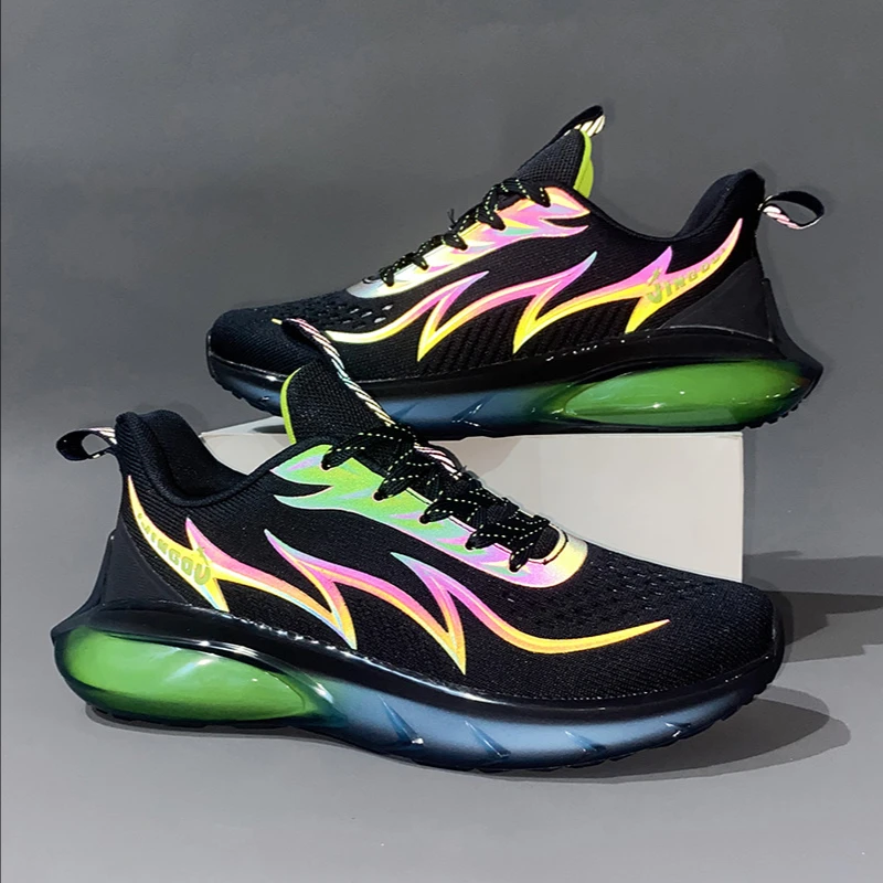 

Men's Shoes 2021 Autumn And Winter New Luxury Mesh Sports Soft-soled Running Shoes Trendy Casual Shoes Men