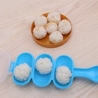 1pcdiy sushi maker rice mold rice ball maker mold with spoon kitchen sushi making tools bento accessories color random 187cm