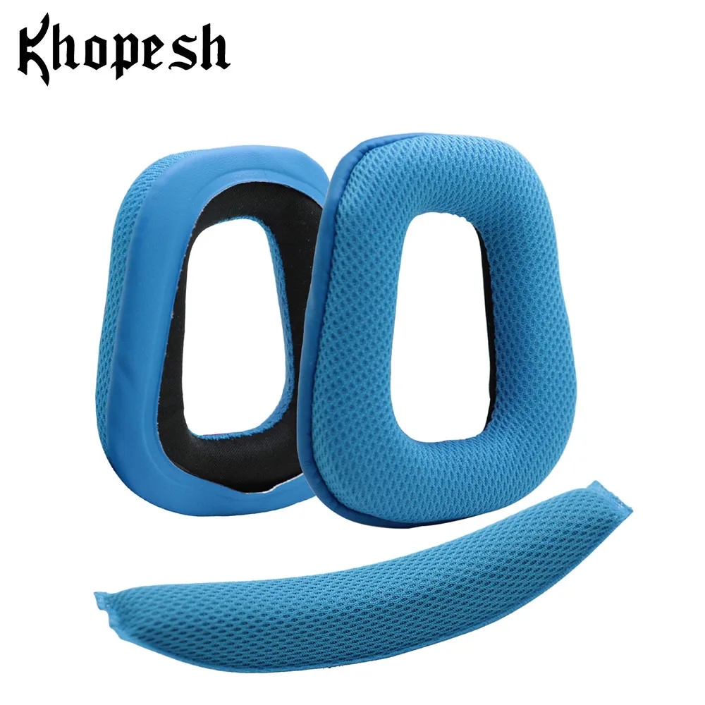 earpads headband Khopesh наушники вкладыши для логитек G930 оголовье подушечки для наушников для логитек G430 Запчасти для наушников амбушюры подушки - Цвет: earpads headband