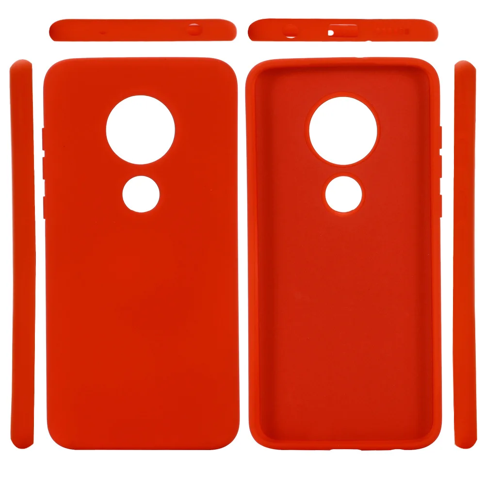 

Liquid Silicone Case For MOTO one pro One Vision P40 One p30play Soft Gel Rubber Protective Cover