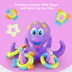 Игрушка для ванны Осьминог Для малышей, детская игрушка для игры в воде, плавающее кольцо, смешная рыба-краб, интерактивный подарок для ванны
