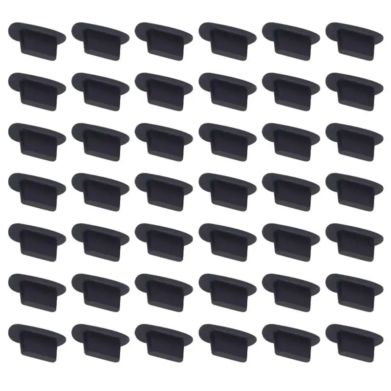 

50Pcs Mobile Phone Silicone Dustproof Plugs Phone Charger Port Protectors