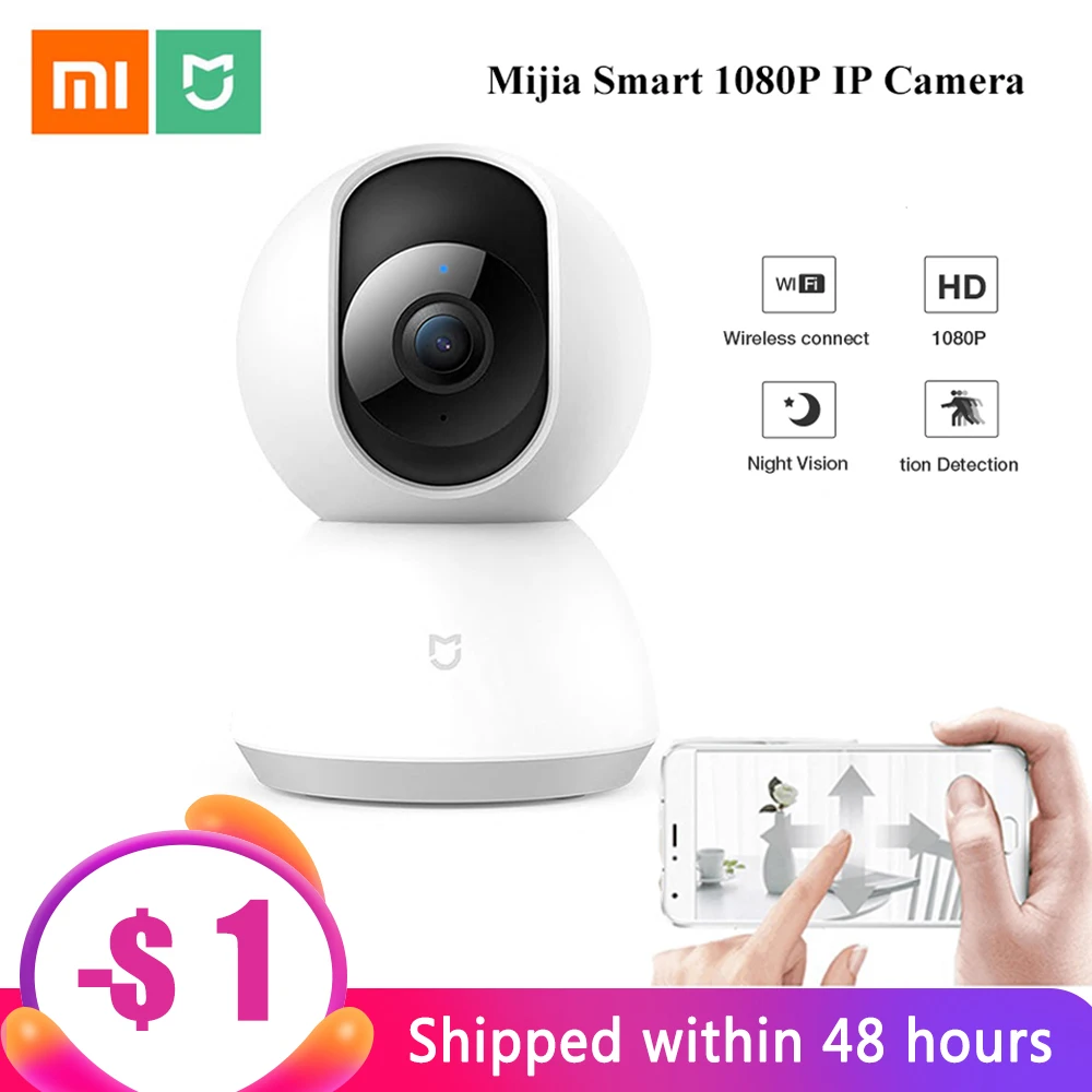 Новая Xiaomi камера наблюдения безопасности WiFi Ip домашняя Mijia 360 угол 1080P CCTV видео