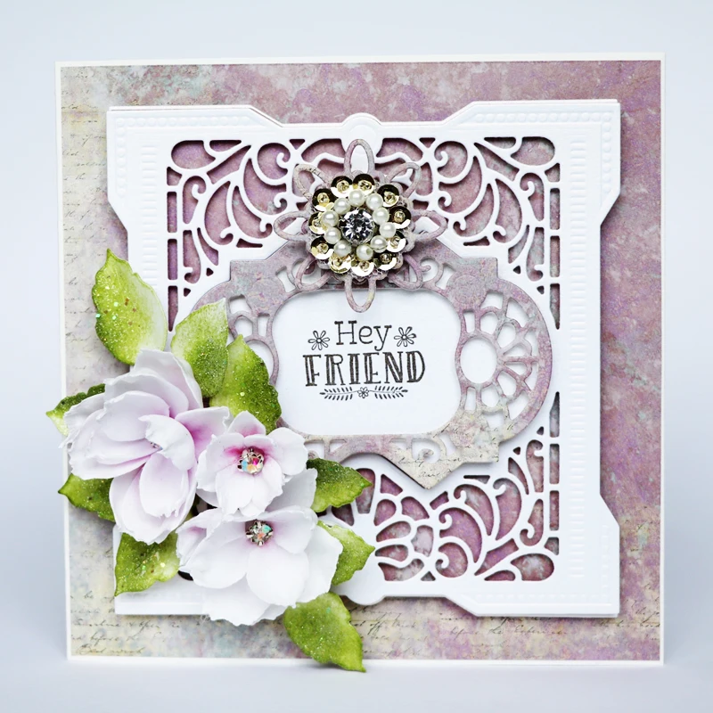 Геометрический фон Нож Форма для резки металла серебро ремесло форма набор