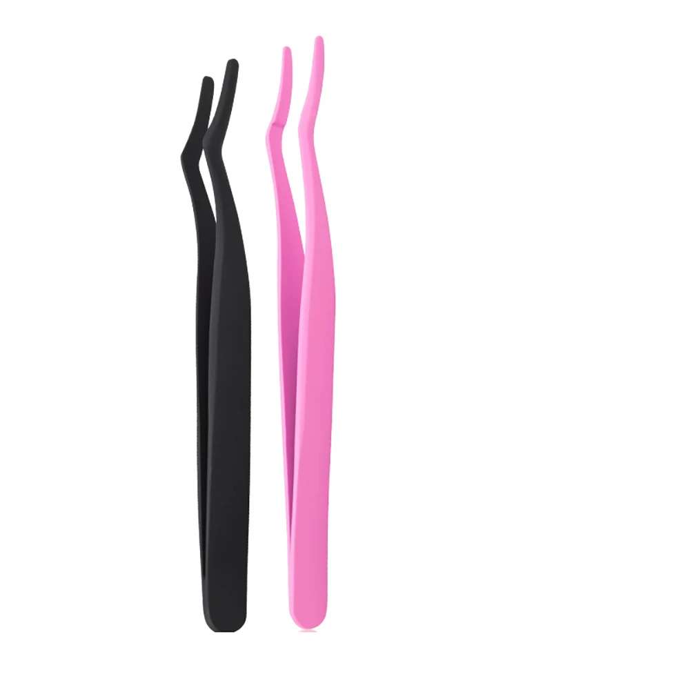 1 шт. пинцеты для накладных ресниц аппликатор из нержавеющей стали щипцы завивки