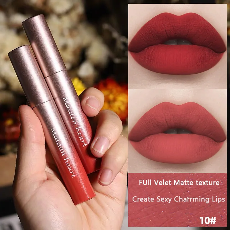 CHENJI 10 цветов бархатная Матовая жидкая губная помада красивая глазурованная