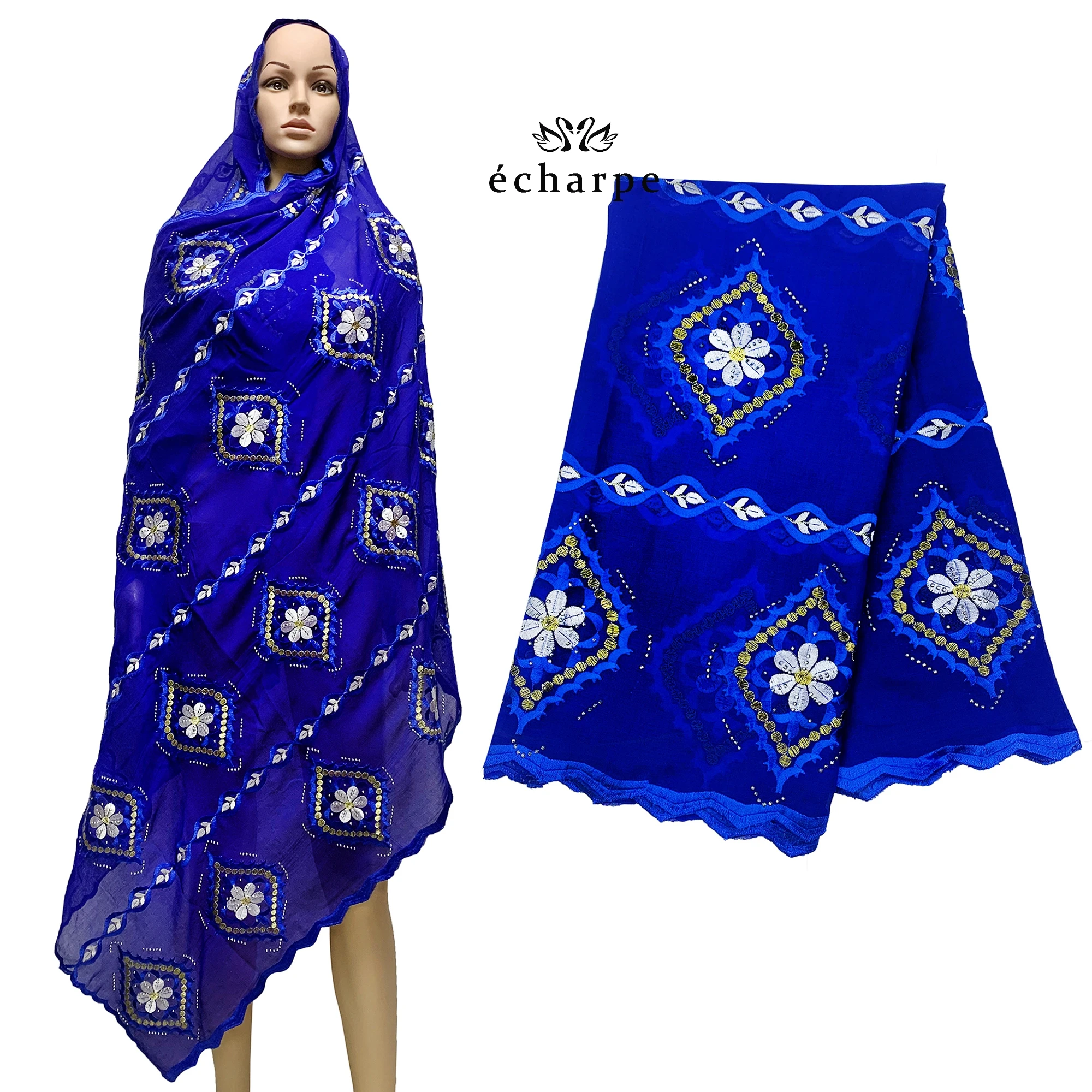 Бесплатная доставка 2021 Новый хлопковый хиджаб шарф для мусульманских женщин