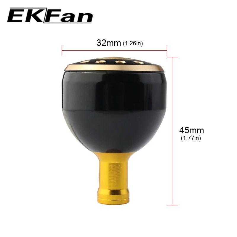 EKfan 2000 Серия Новый дизайн обработанная металлическая Рыболовная катушка ручки