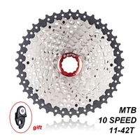 mtb 10 speed cassete 11 42t 10s wide ratio mountain bike bicycle cassette sprockets for parts m590 m6000 m610 m675 m780 x5 x7 x9