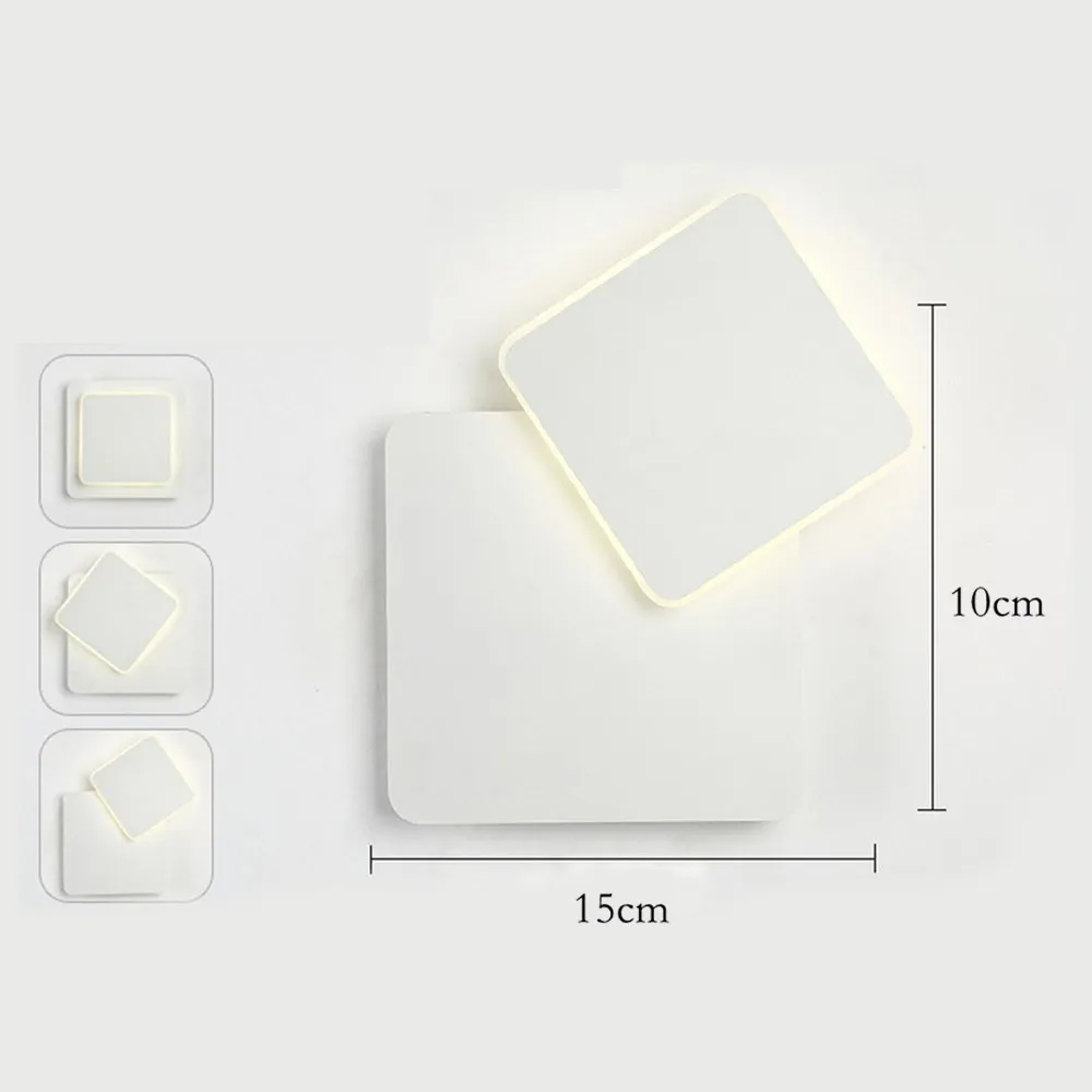 Современный настенный светодиодный светильник регулируемый на 360 градусов