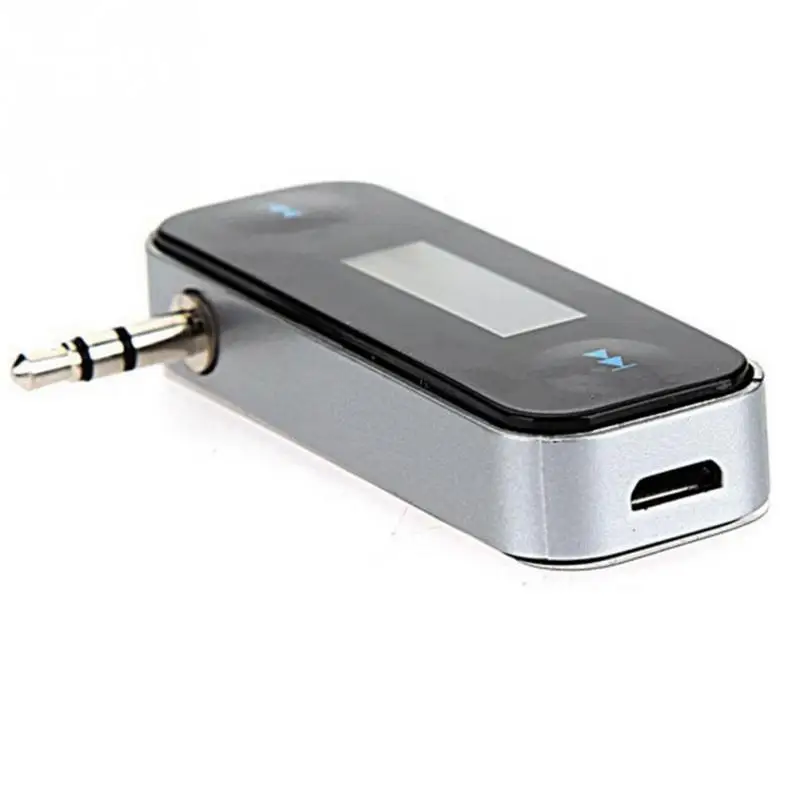Мини 3,5 мм разъем музыкальный аудио fm-передатчик Универсальный MP3 lcd Автомобильный Радио Аудио аксессуары Авто Портативный цифровой передатчик