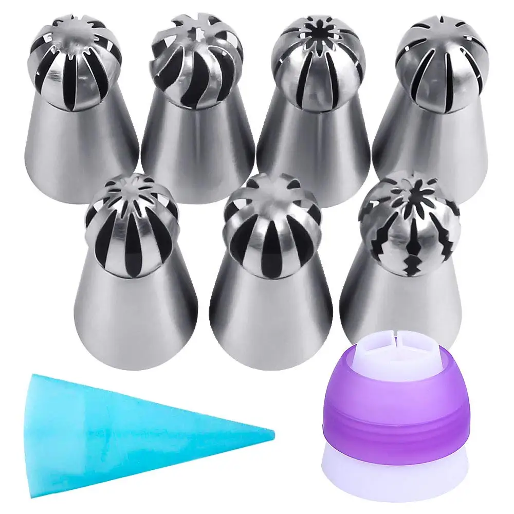 

Hot 26Pcs/Set Silicone Pastry Bag Tips Kitchen DIY Icing Piping Cream Reusable Pastry Bags +24 Nozzle Set Cake Decorating Tools