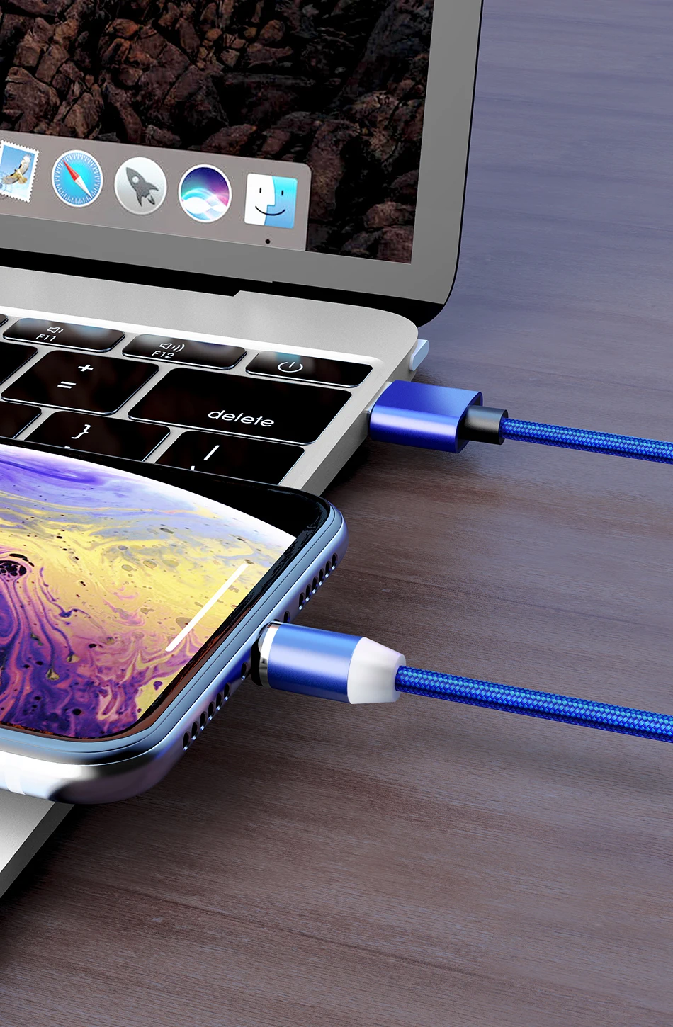 Олаф 2 м Магнитный Micro USB кабель для iPhone samsung Android мобильный телефон Быстрая зарядка usb type C кабель магнит зарядное устройство провод шнур
