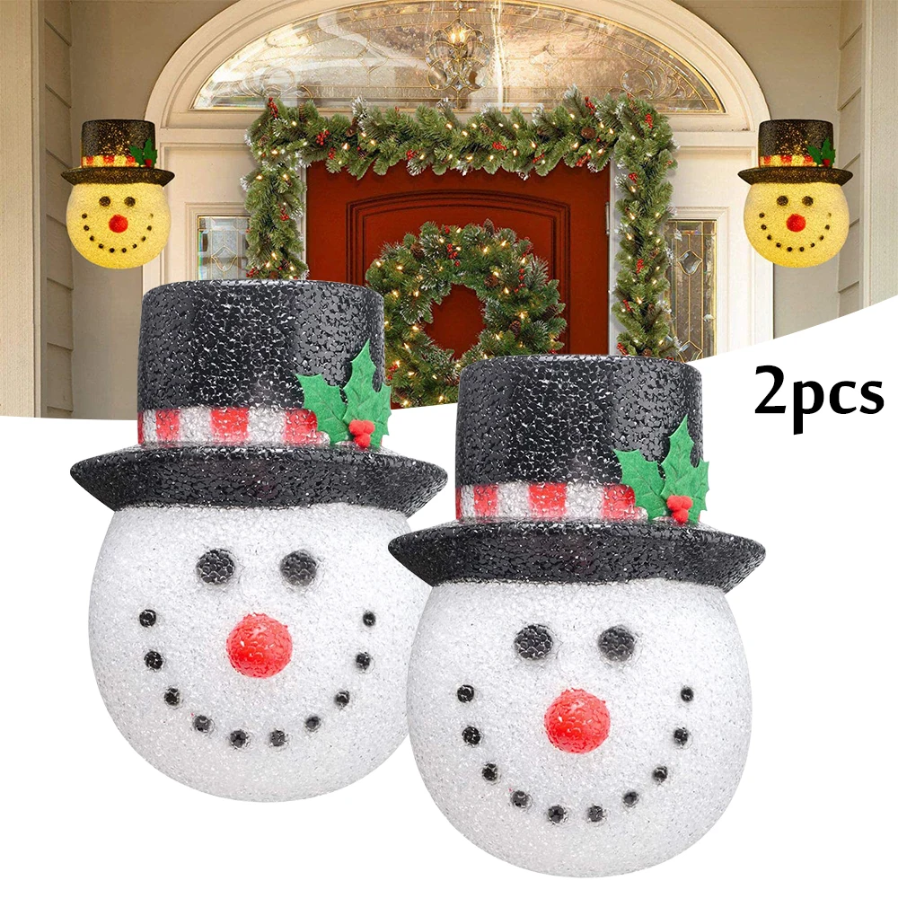 Фон с новогодними декорациями 2021 Рождественский декоративный Снеговик крыльцо