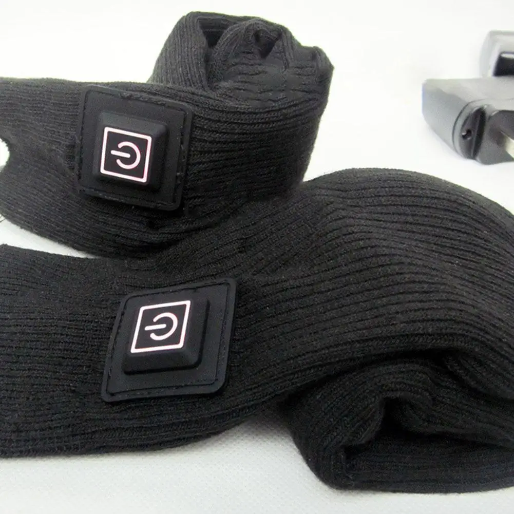 Зимние теплые носки для ног хлопковые с подогревом спортивные лыжные