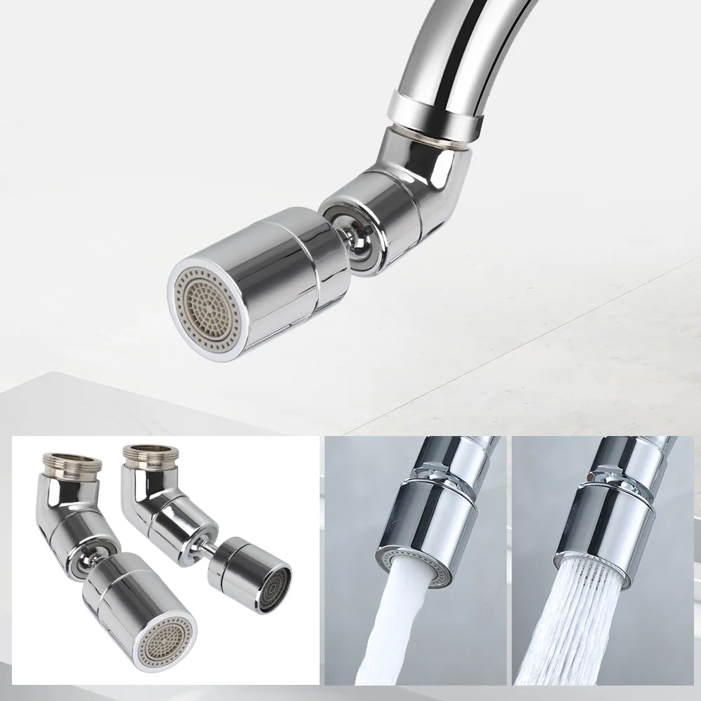 

360Â° Rotatable Adjustable Water Filter Connector Shower Faucet Sprinkler Aerator Splash-proof Tap Swivel Head Sprayer