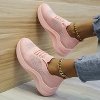 women sneakers women casual lace up wedge sports shoes height increasing shoes air cushion comfortable platform vulcanize shoes