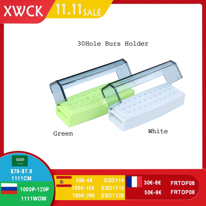 30 отверстий держатель для зубных буров лабораторий стоматологических