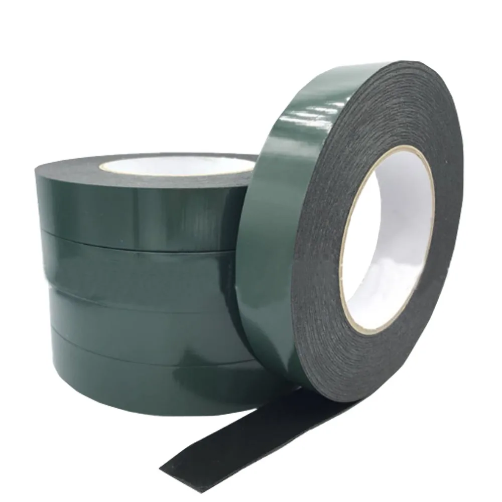 Двухсторонняя клейкая лента 10 м 6 мм 8 прочная черная пенопластовая для ремонта